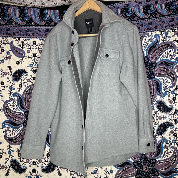 Skyr wool blend shacket - Picture 1 of 8